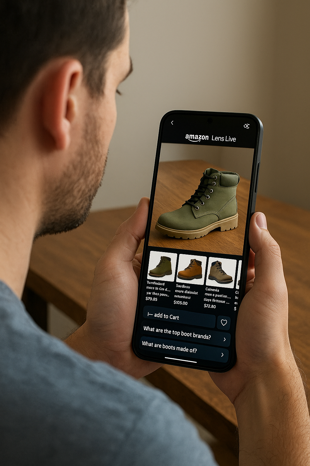 Amazon, Yapay Zekâ Destekli Lens Live ile Alışveriş Deneyimini Yeniden Tanımlıyor