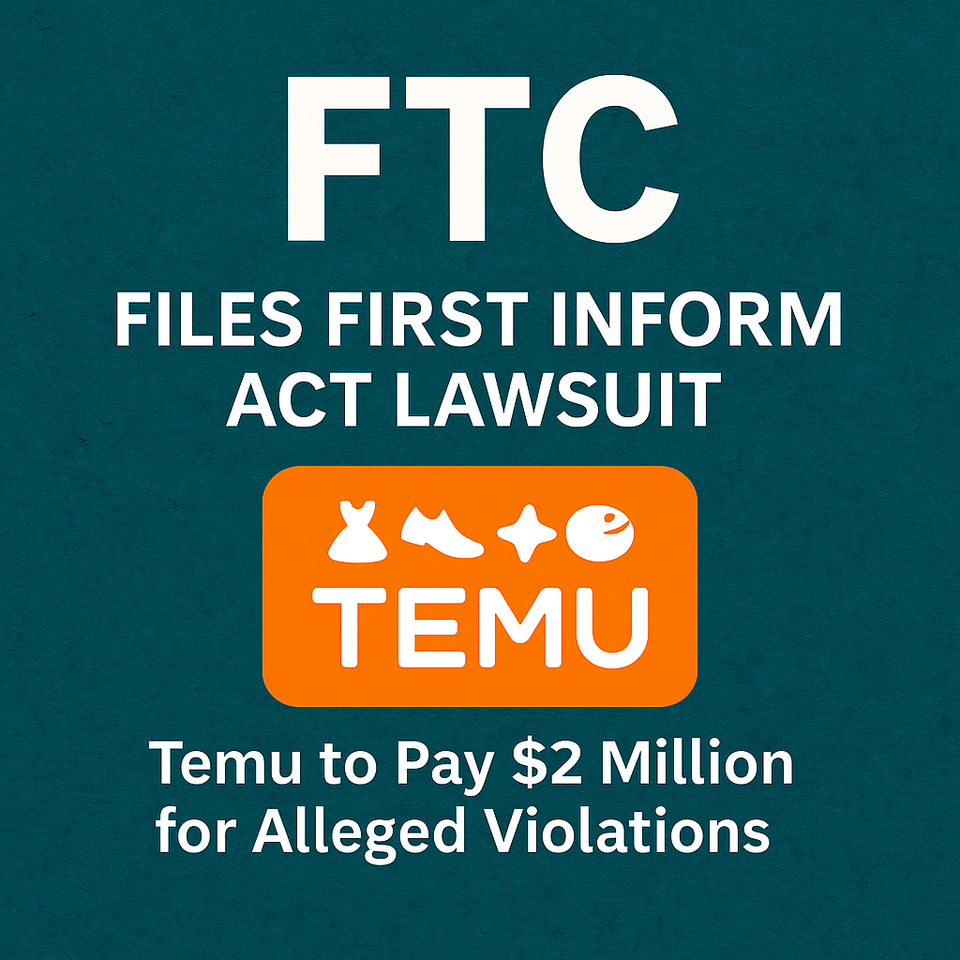 FTC, Temu’ya İlk INFORM Yasası Davasında 2 Milyon Dolar Ceza Kesti